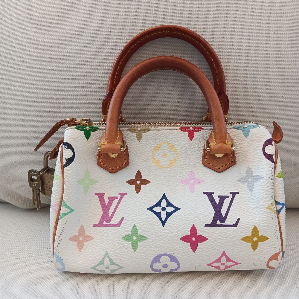 Y2k Louis Vuitton Nano mini speedy multicolor bag
